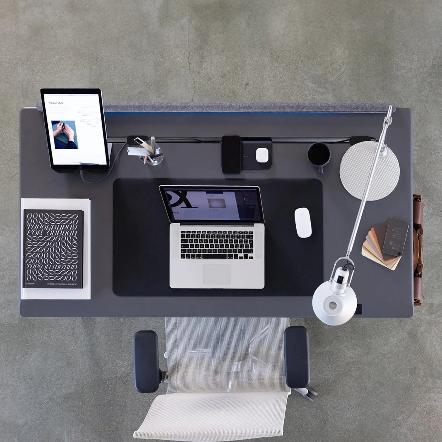 Tenon ALXR Smart Adjustable Desk - Modular sit-stand desk with a built-in touchscreen