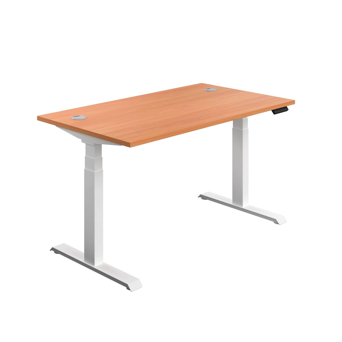 Economy Sit Stand Desk (FSC) | 1200 X 800 | Beech/White