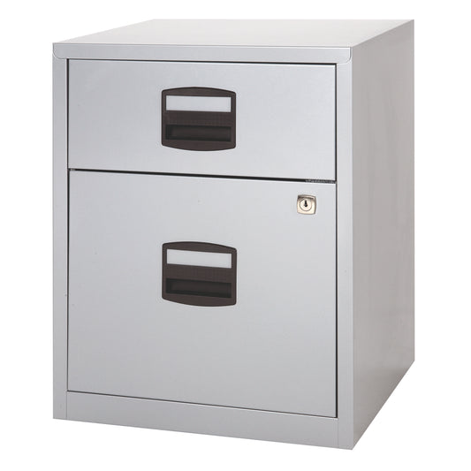 Bisley 2 Drawer A4 Mobile Home Filer | Grey