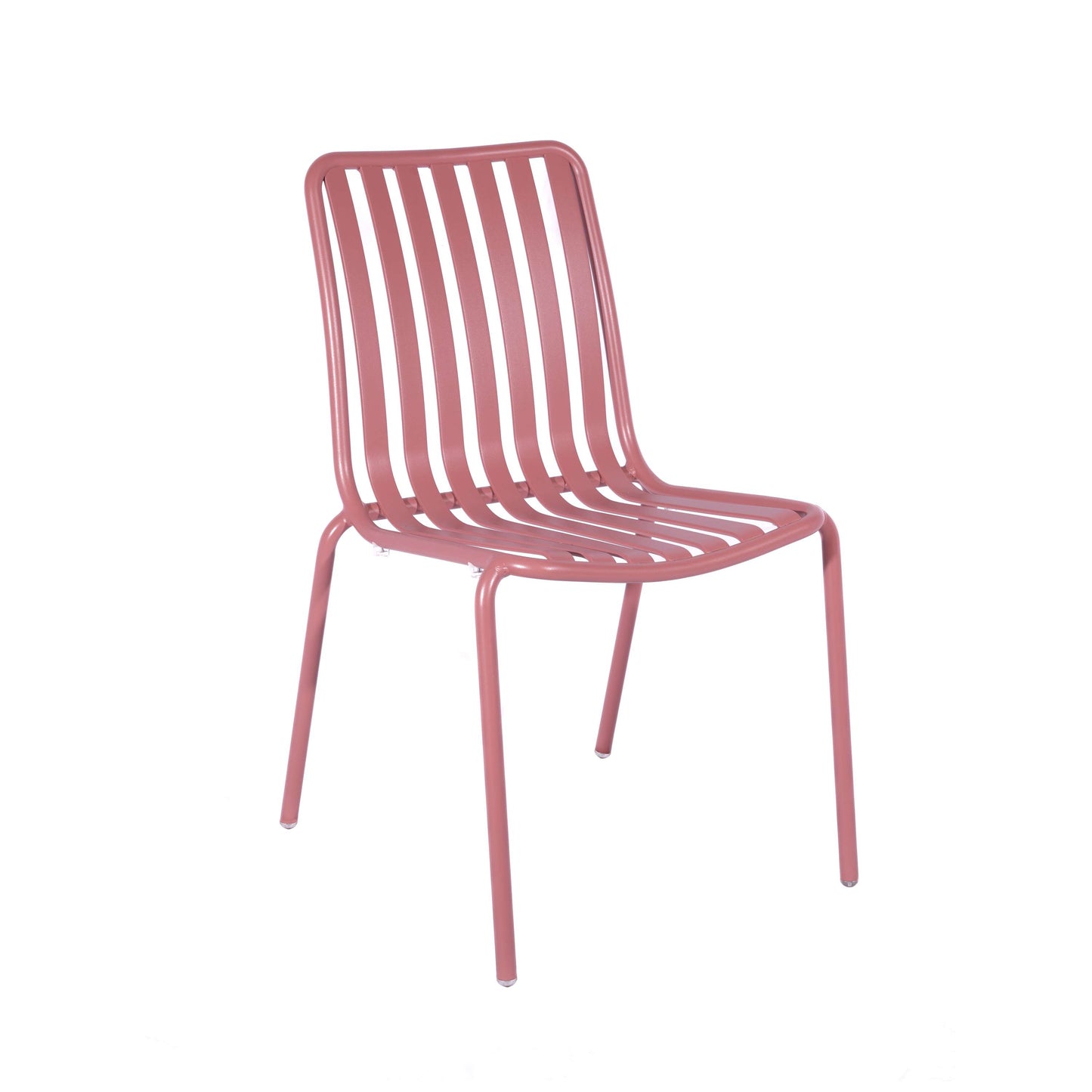 Breeze Aluminium Side Chair | Brick Dust