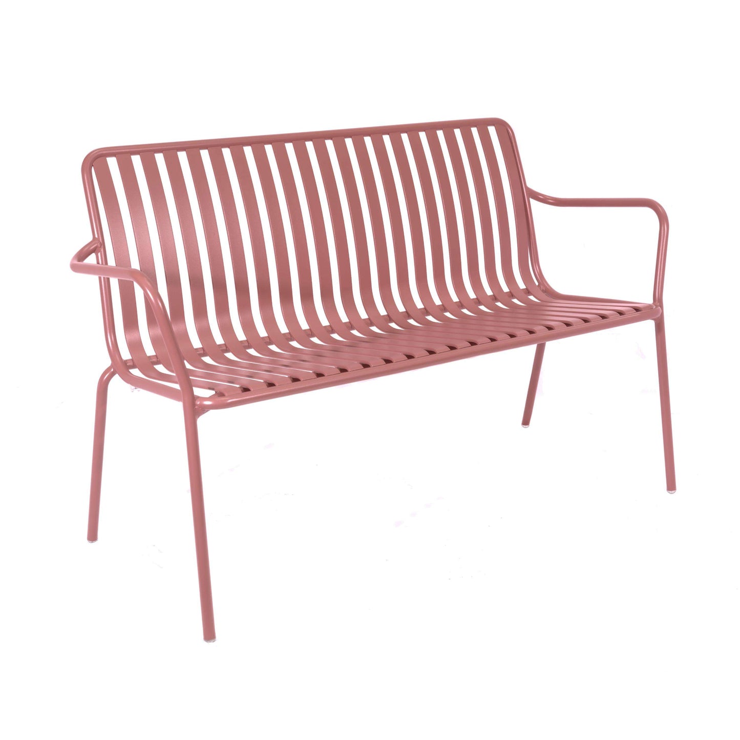 Breeze Aluminium 2 Seater Armchair Bench | Standard | Brick Dust