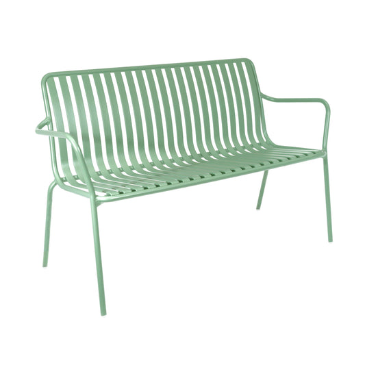 Breeze Aluminium 2 Seater Armchair Bench | Standard | Fair Green