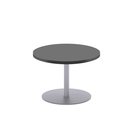 Contract Table Low (FSC) | 600mm | Black/Silver