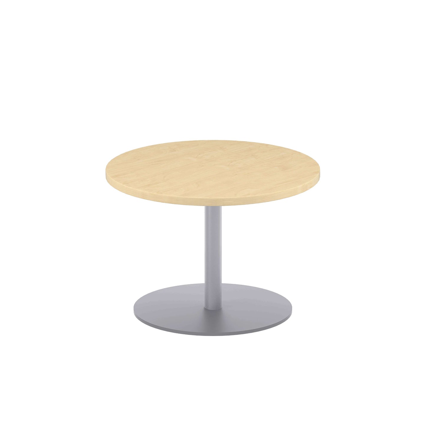 Contract Table Low (FSC) | 600mm | Maple/Silver