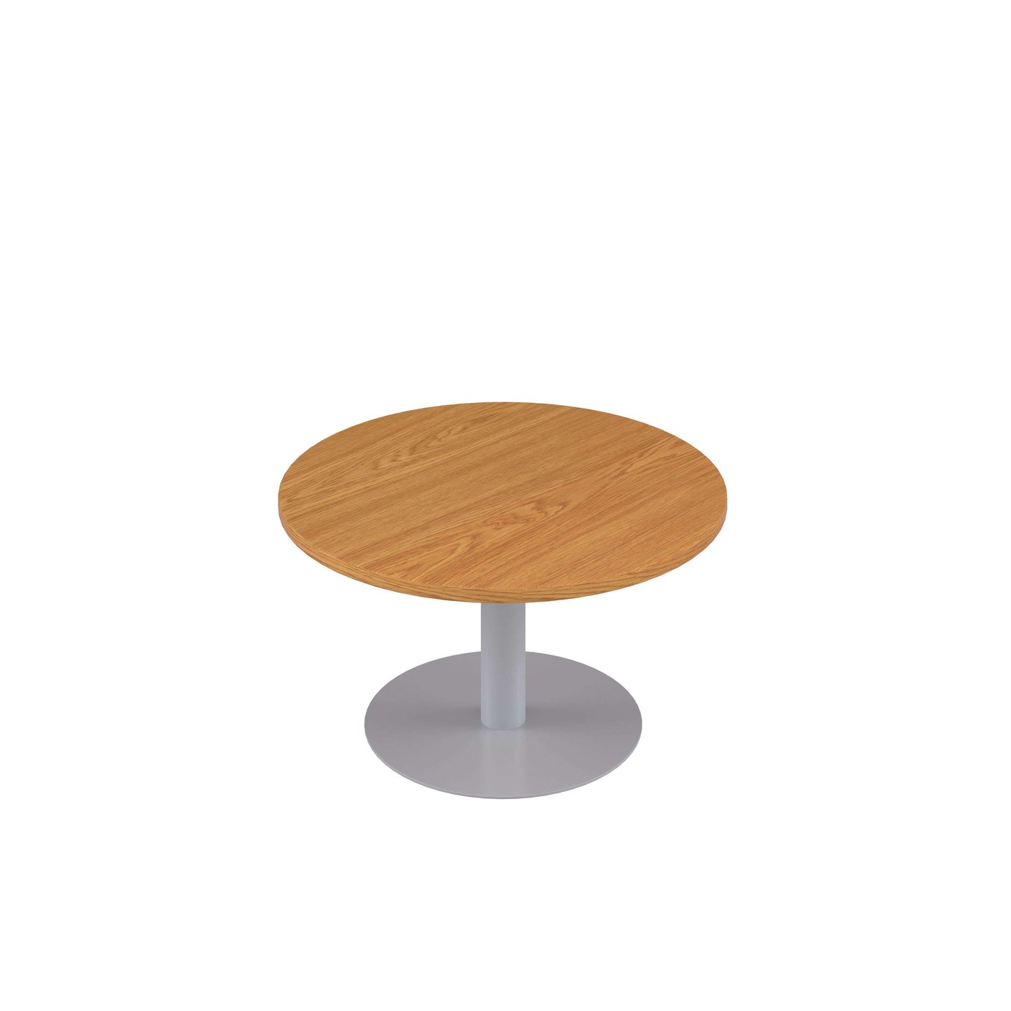 Contract Table Low (FSC) | 600mm | Nova Oak/Silver