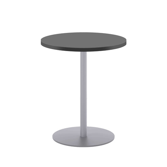 Contract Table Mid (FSC) | 600mm | Black/Silver