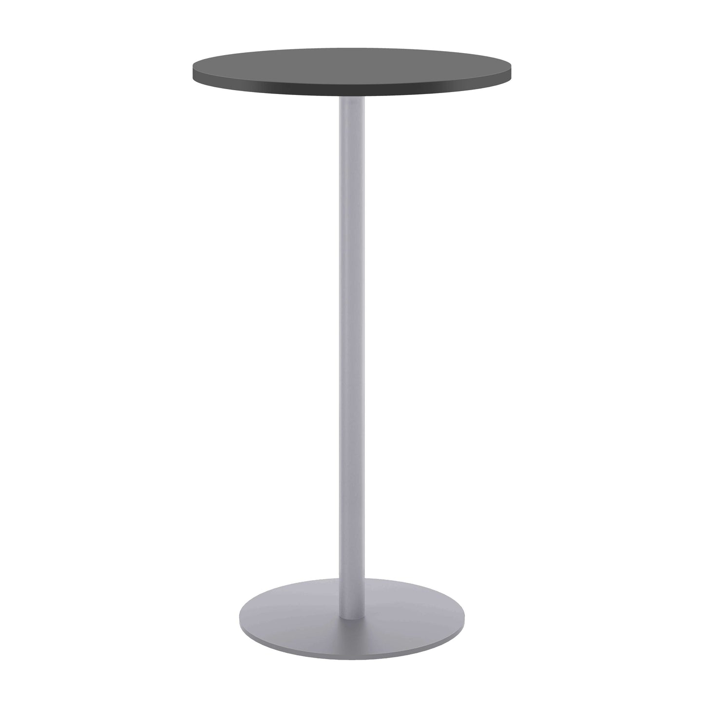 Contract Table High (FSC) | 600mm | Black/Silver