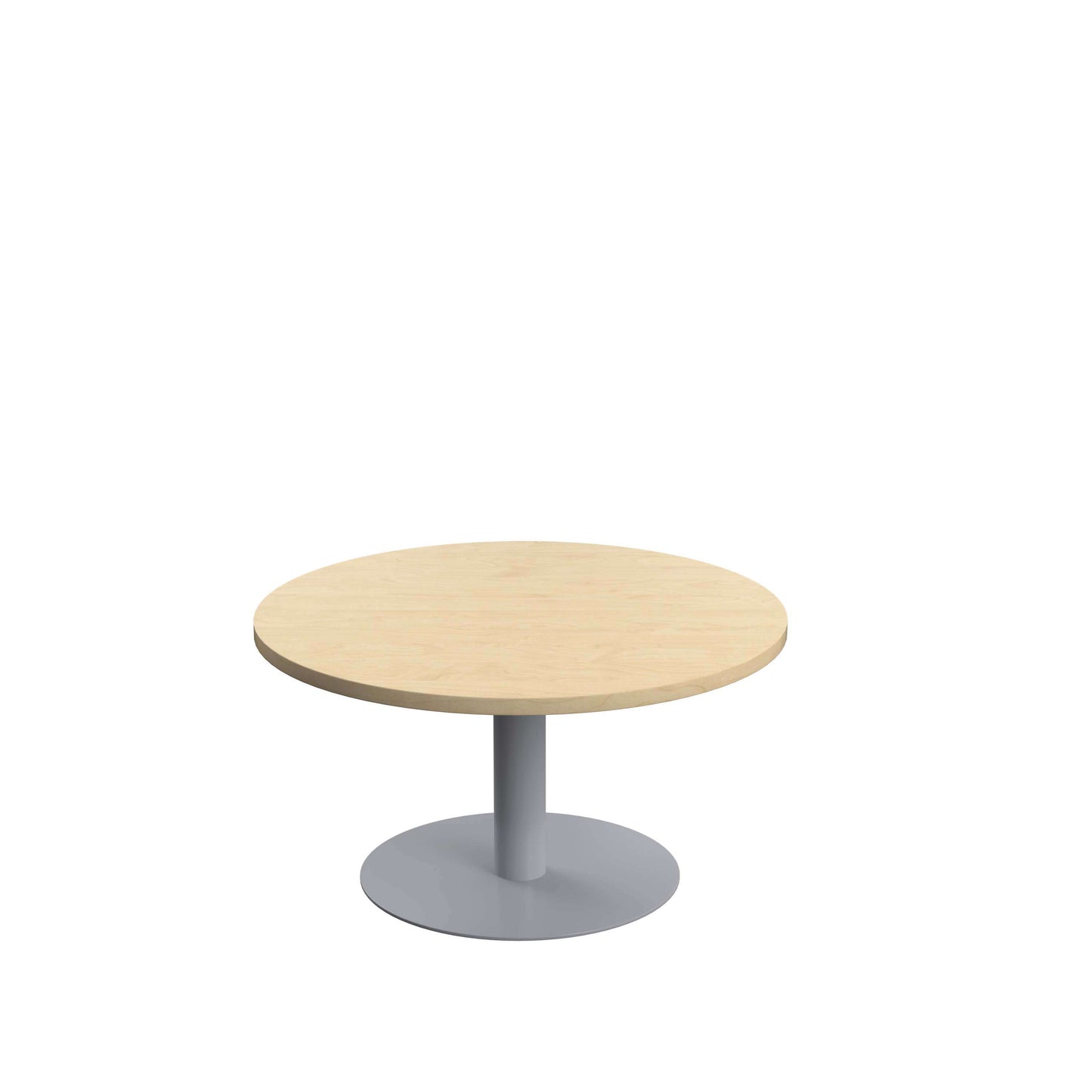 Contract Table Low (FSC) | 800mm | Maple/Silver