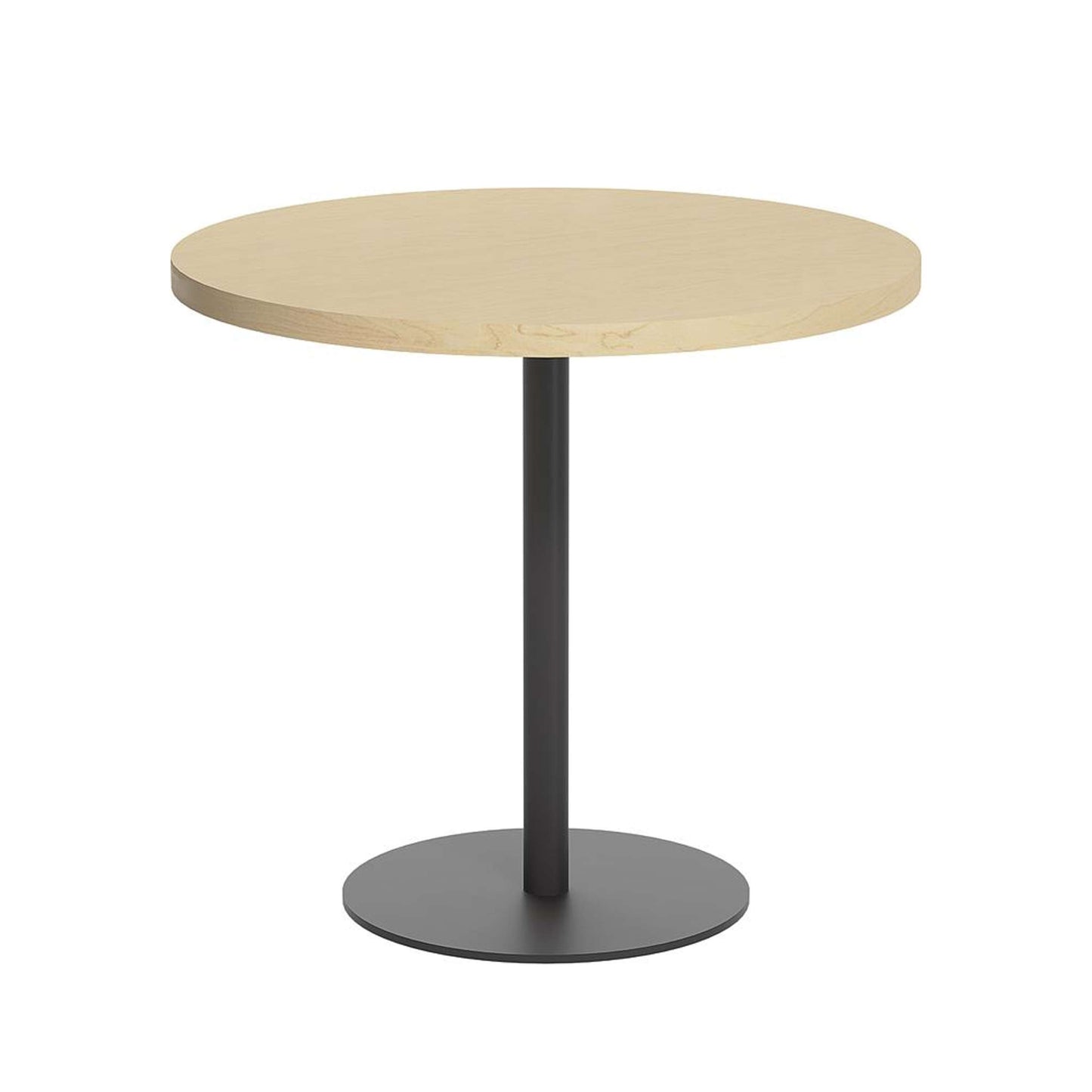 Contract Table Mid (FSC) | 800mm | Maple/Black