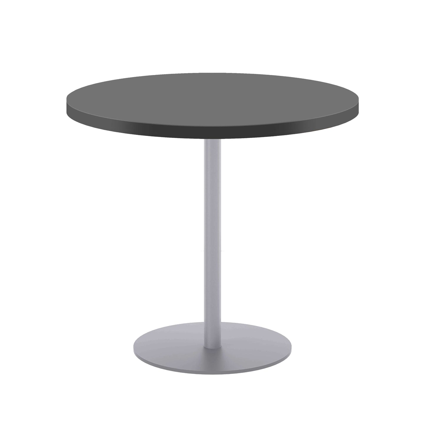 Contract Table Mid (FSC) | 800mm | Black/Silver