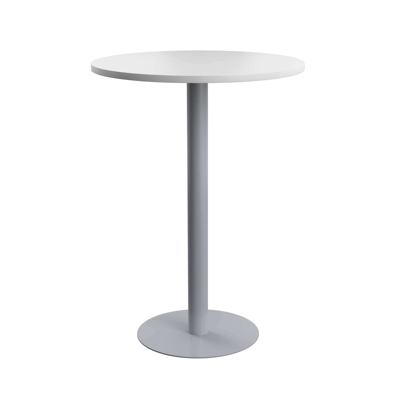 Contract Table High (FSC) | 800mm | White/Silver