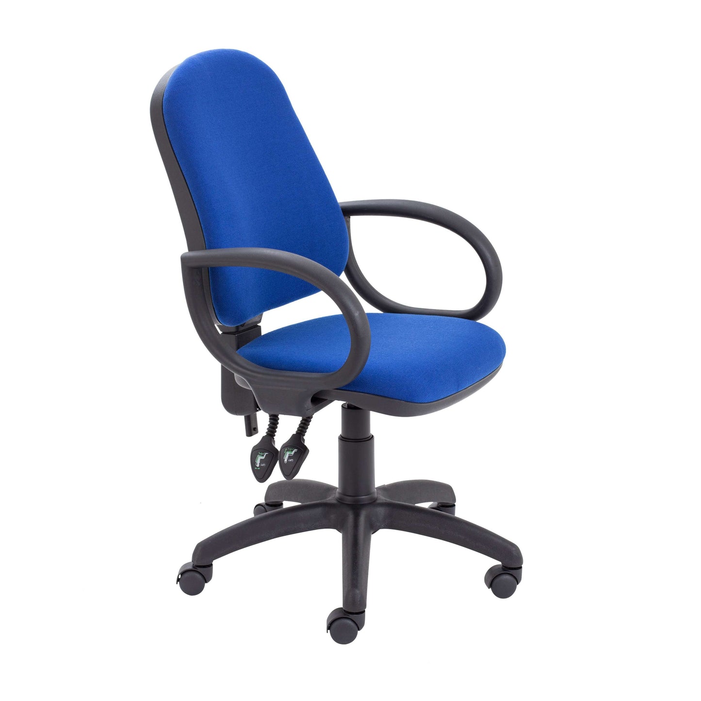 Calypso 2 High Back Operator Chair | Fixed Arms | Royal Blue