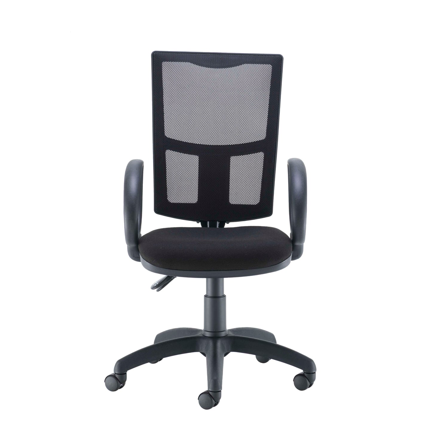 Calypso 2 Mesh Office Chair | Fixed Arms | Black