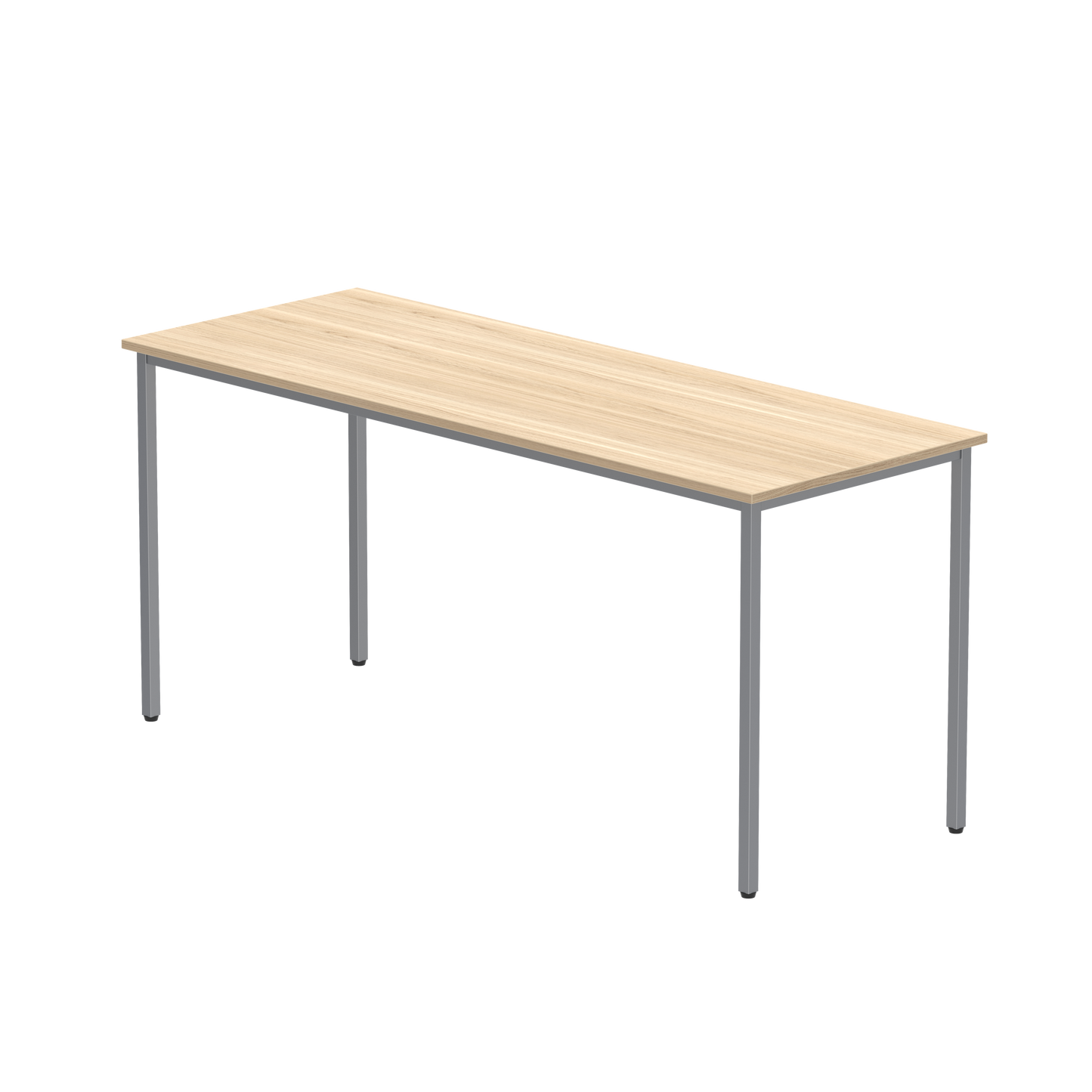 Office Rectangular Multi-Use Table (FSC) | 1600X600 | Canadian Oak/Silver