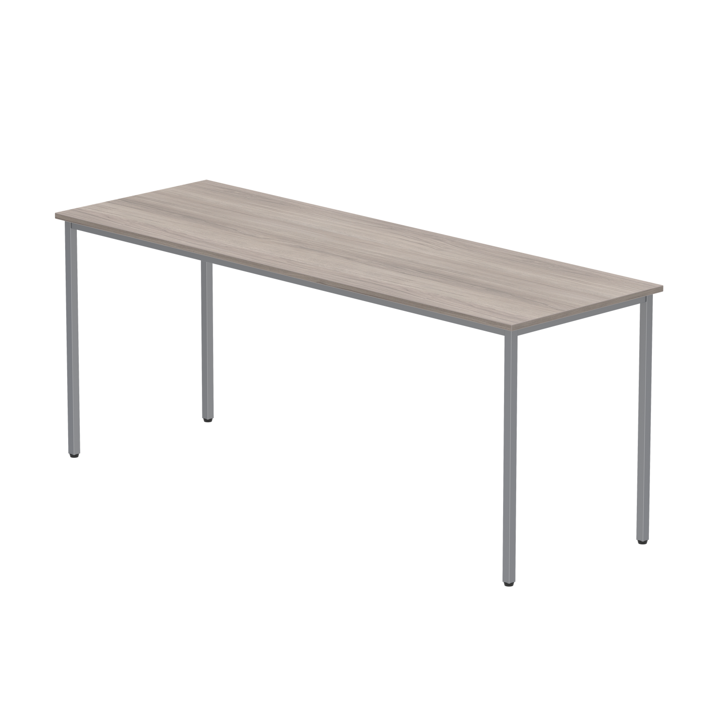 Office Rectangular Multi-Use Table (FSC) | 1800X600 | Alaskan Grey Oak/Silver