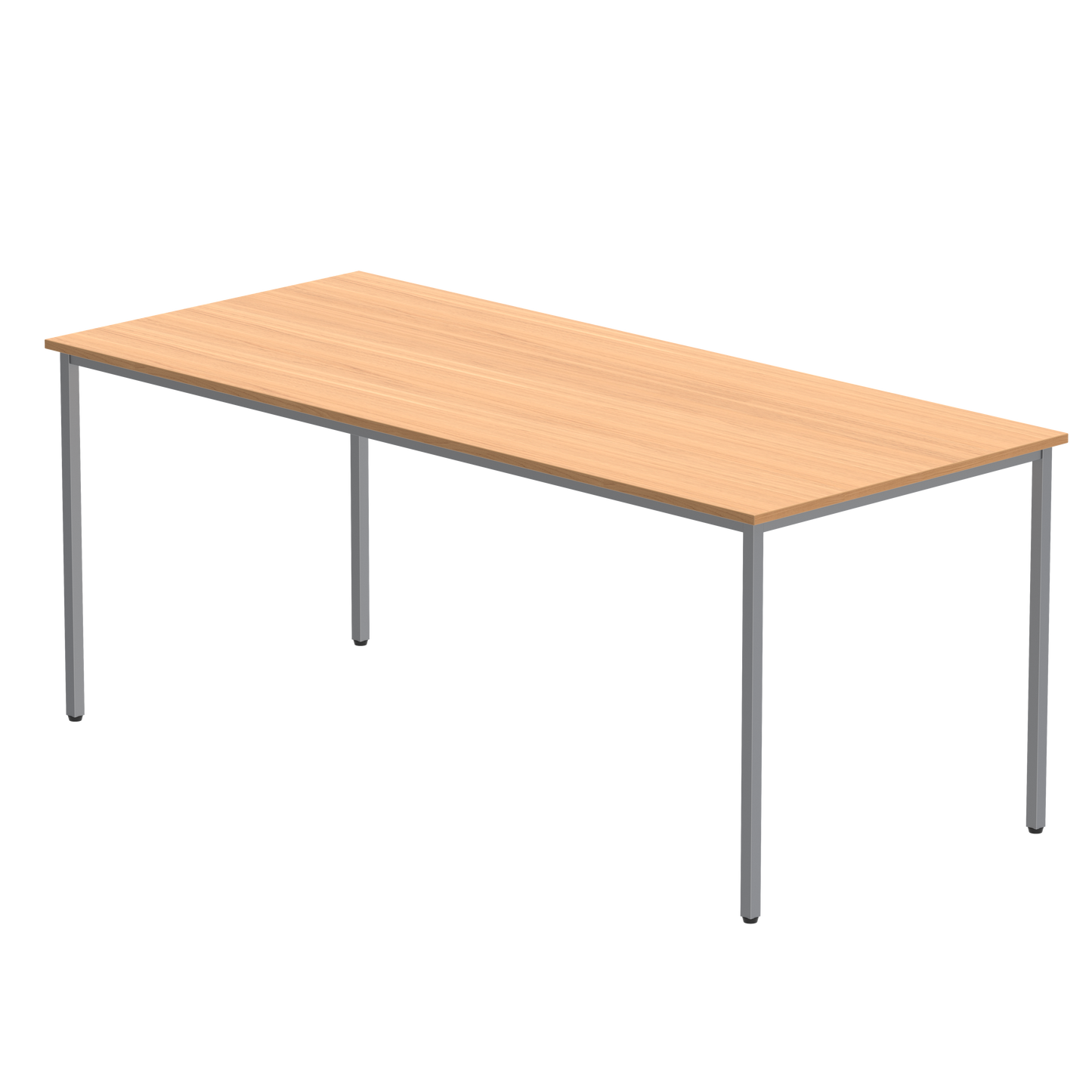 Office Rectangular Multi-Use Table (FSC) | 1800X800 | Norwegian Beech/Silver