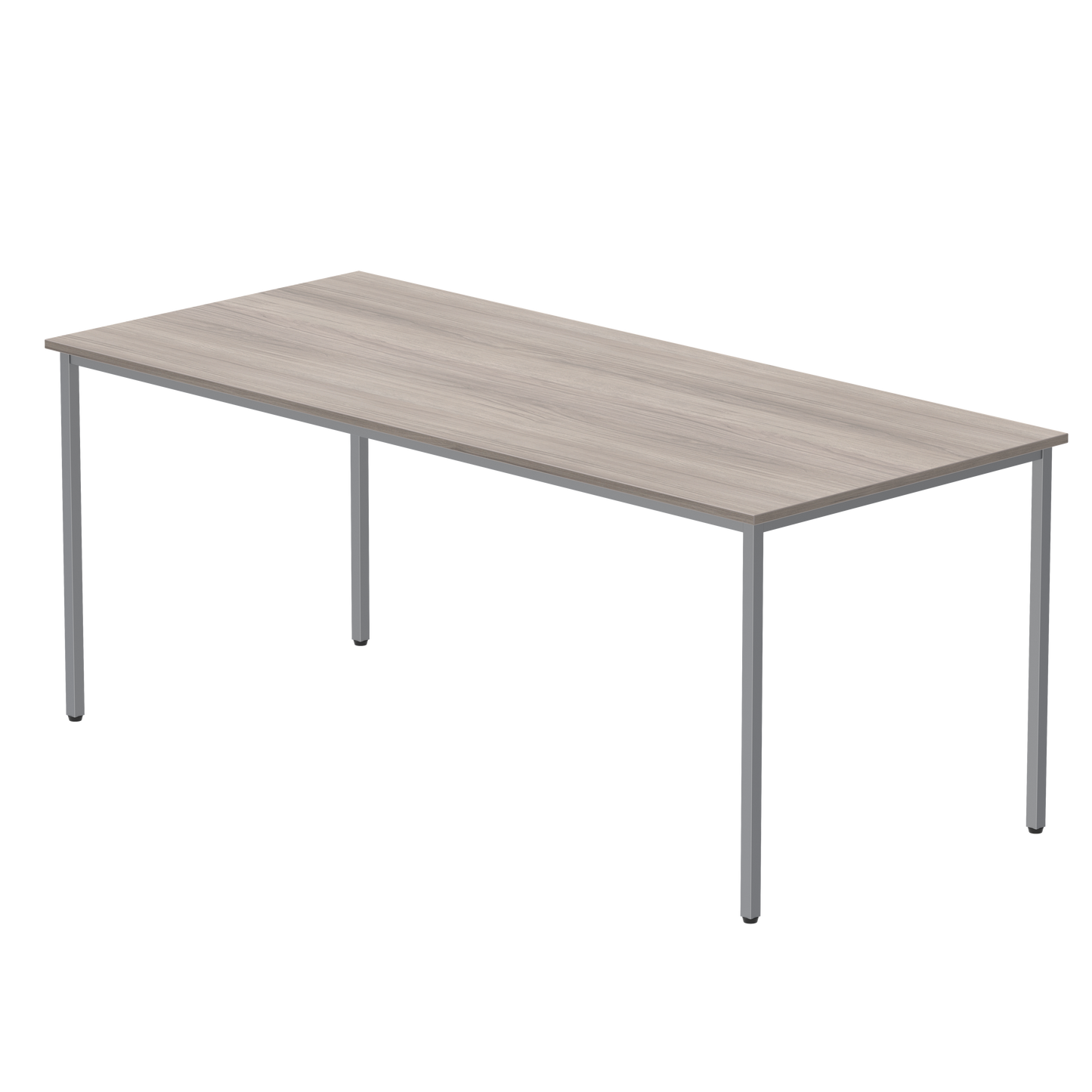 Office Rectangular Multi-Use Table (FSC) | 1800X800 | Alaskan Grey Oak/Silver