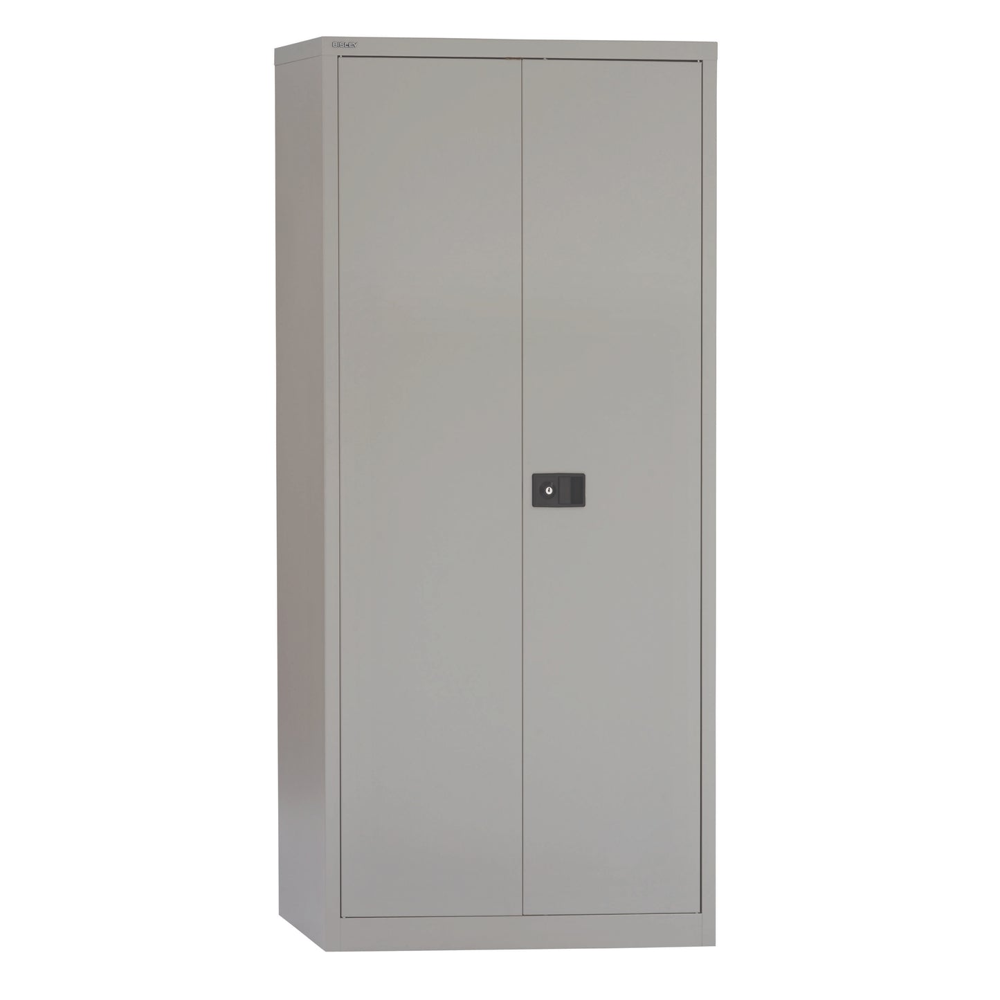 Bisley Contract Steel Double Door Cupboard | 1950mm High | Goose Grey