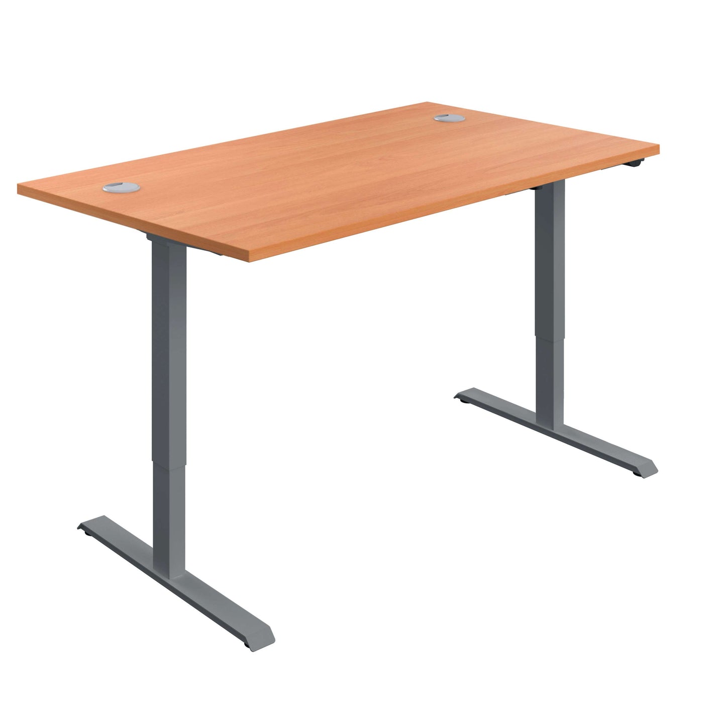 Economy Single Motor Sit Stand Desk (FSC) | 1400 X 800 | Beech/Graphite