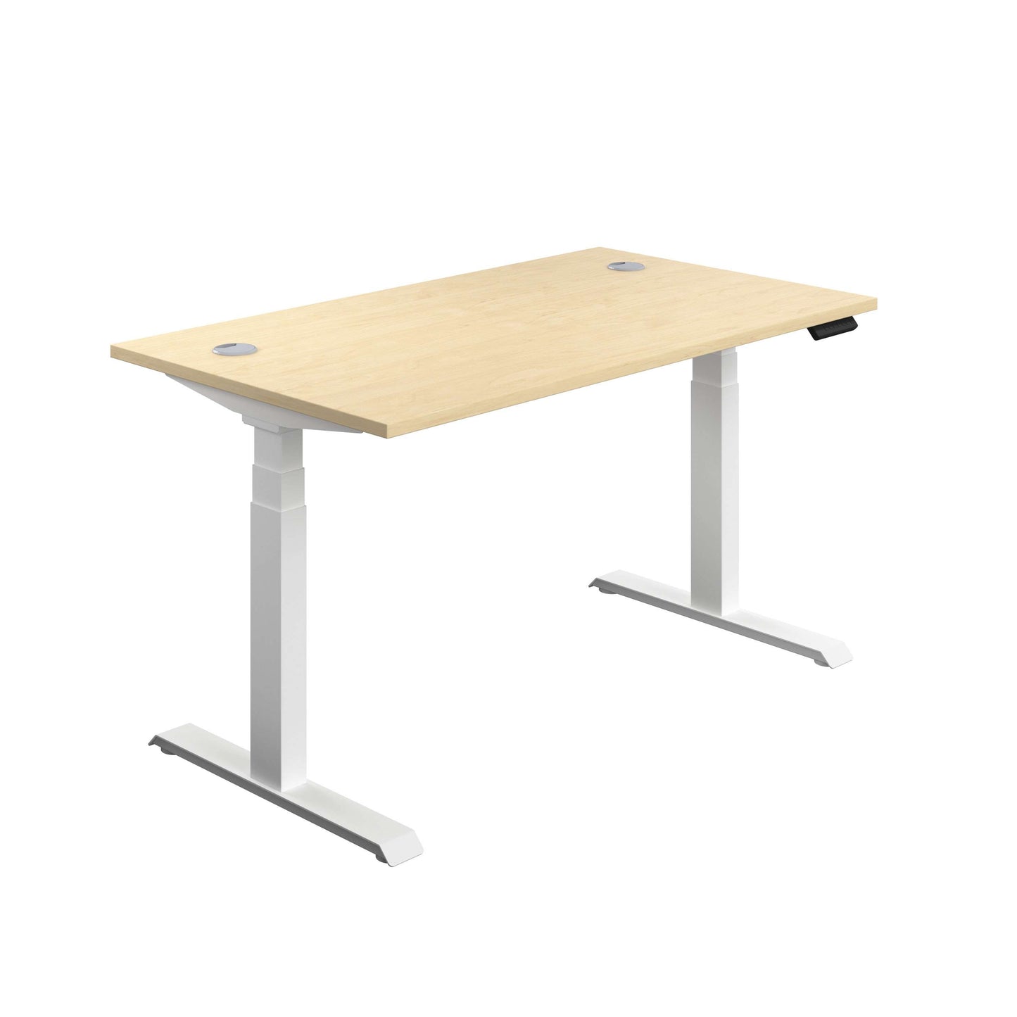 Economy Sit Stand Desk (FSC) | 1200 X 800 | Maple/White