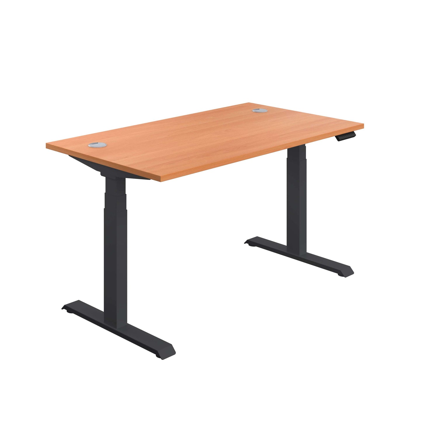 Economy Sit Stand Desk (FSC) | 1400 X 800 | Beech/Black