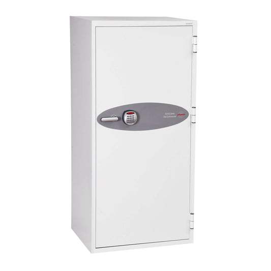 Fire Commander FS1910E Series Steel Safe with Electronic Lock | 690 x 1685 | White