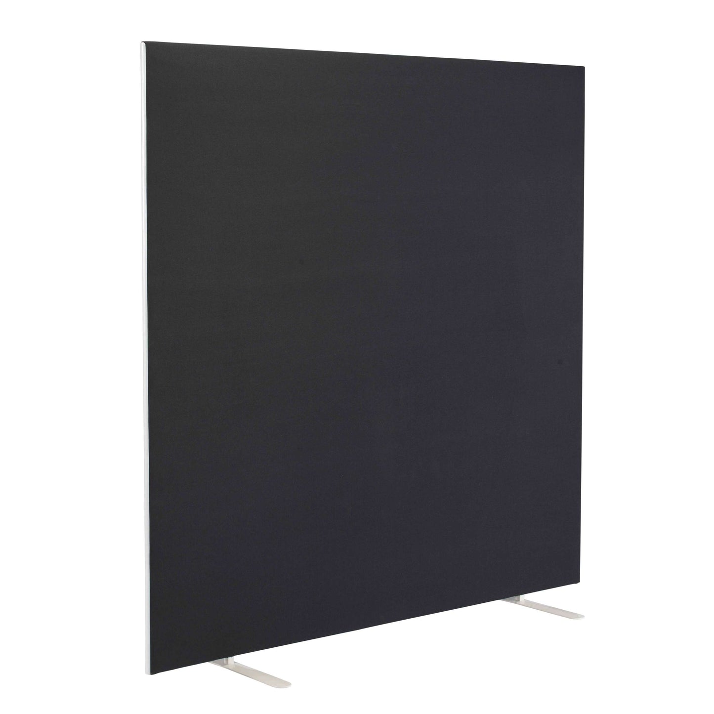 Floor Standing Screen Straight | 1600W X 1600H | Black