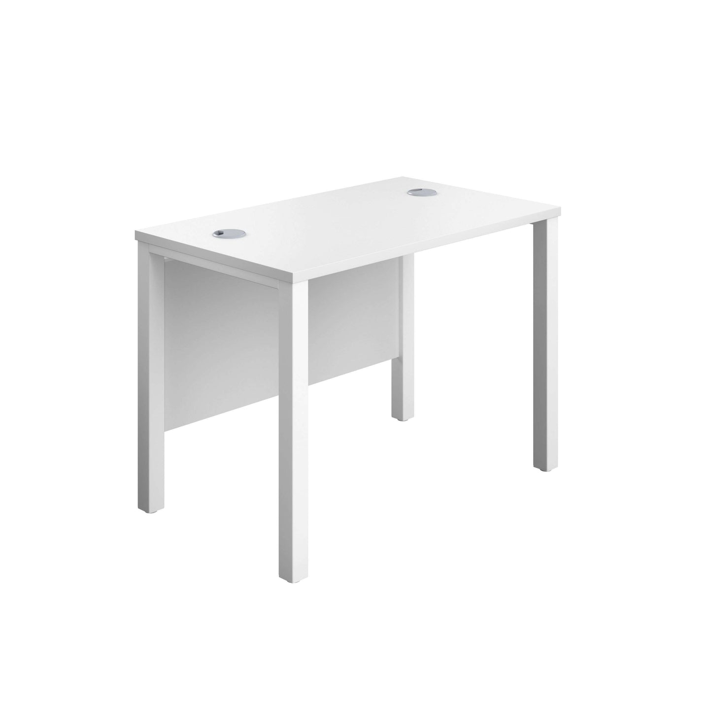 Goal Post Rectangular Desk (FSC) | 1000X600 | White/White