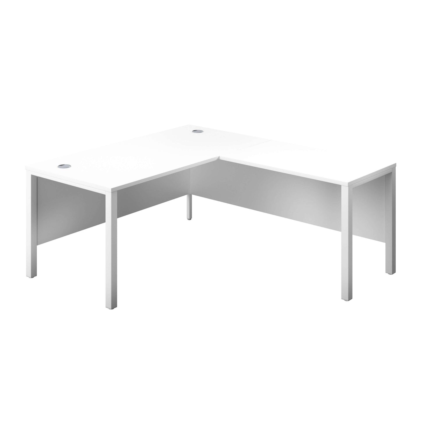 Goal Post Right Hand Return Desk (FSC) | 1800X800 | White/White