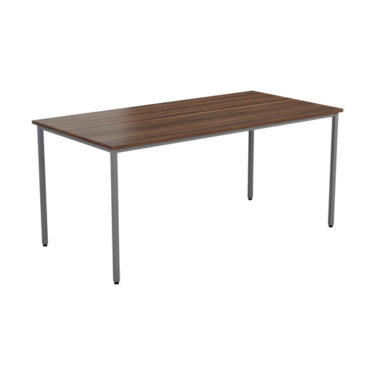 Rectangular Multipurpose Table | 1200 X 800 | Dark Walnut/Silver