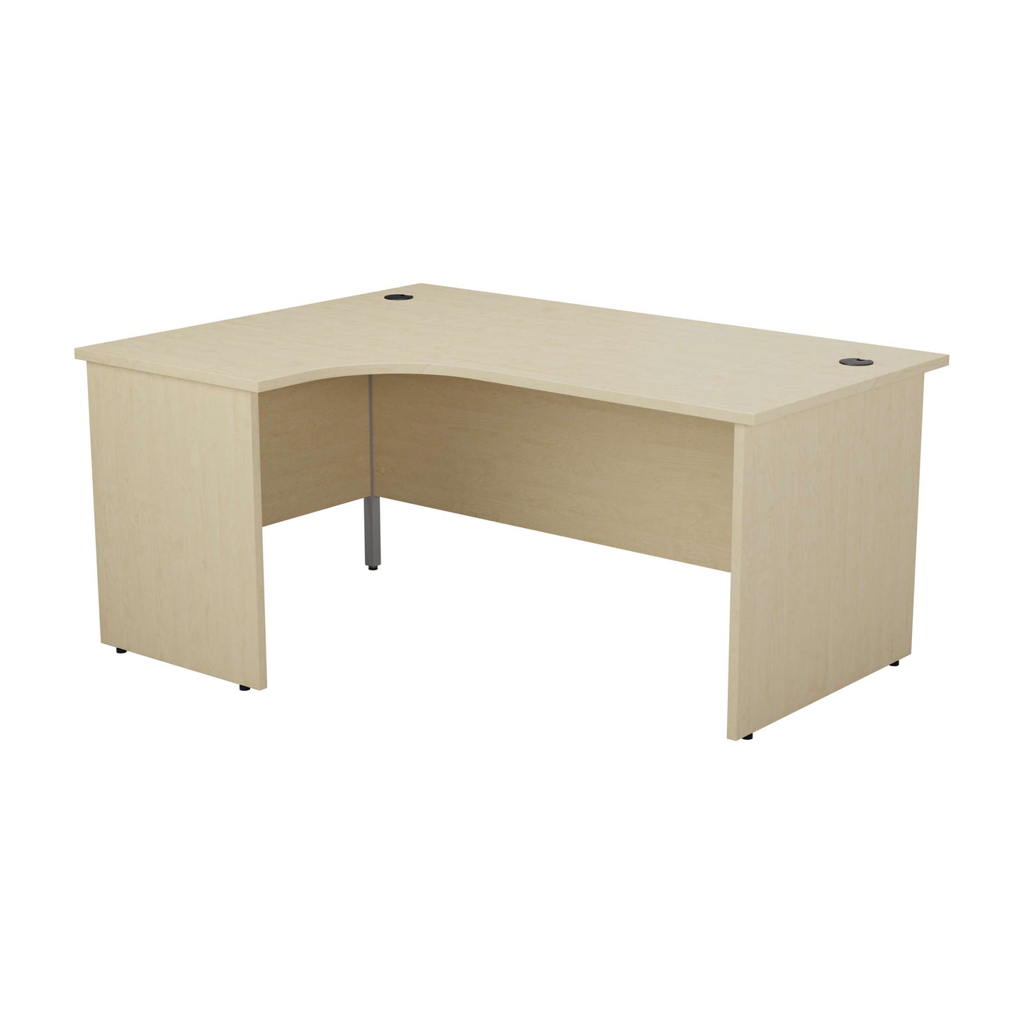 Panel Left Hand Radial Desk | 1800X1200 | Maple/Maple