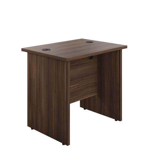 Panel Rectangular Desk: 600mm Deep | 800X600 | Dark Walnut