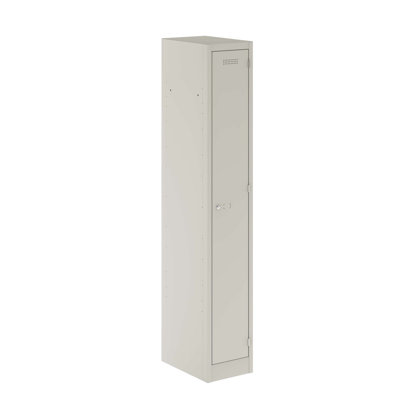 Primary 1 Door Single Locker Column | Light Grey