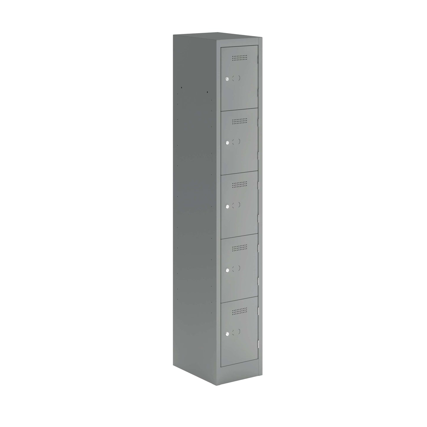 Primary 5 Door Single Locker Column | Silver