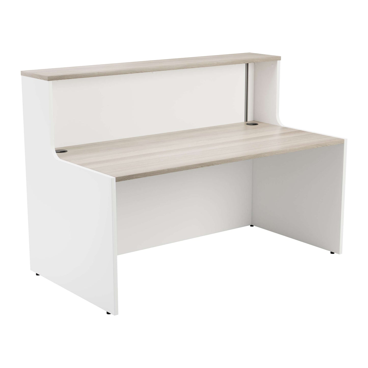 Reception Unit (FSC) | 1400 | Grey Oak/White