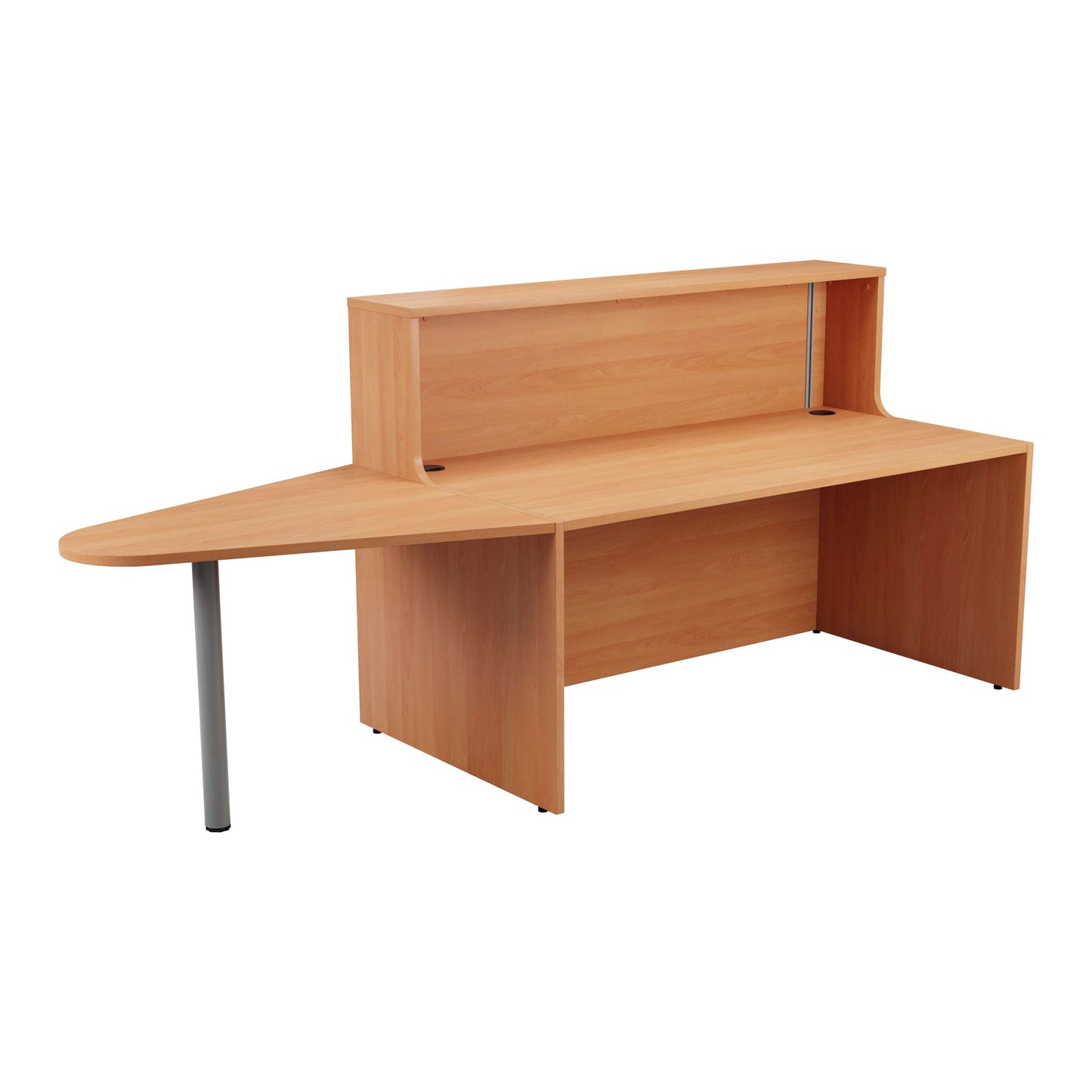 Reception Unit with Extension (FSC) | 1600 | Beech/Beech