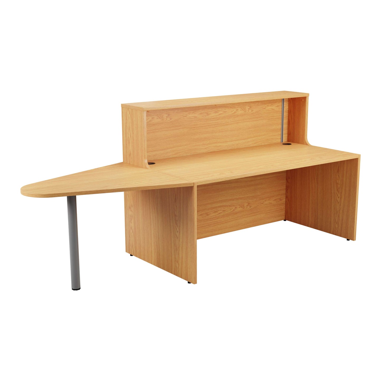 Reception Unit with Extension (FSC) | 1600 | Nova Oak/Nova Oak