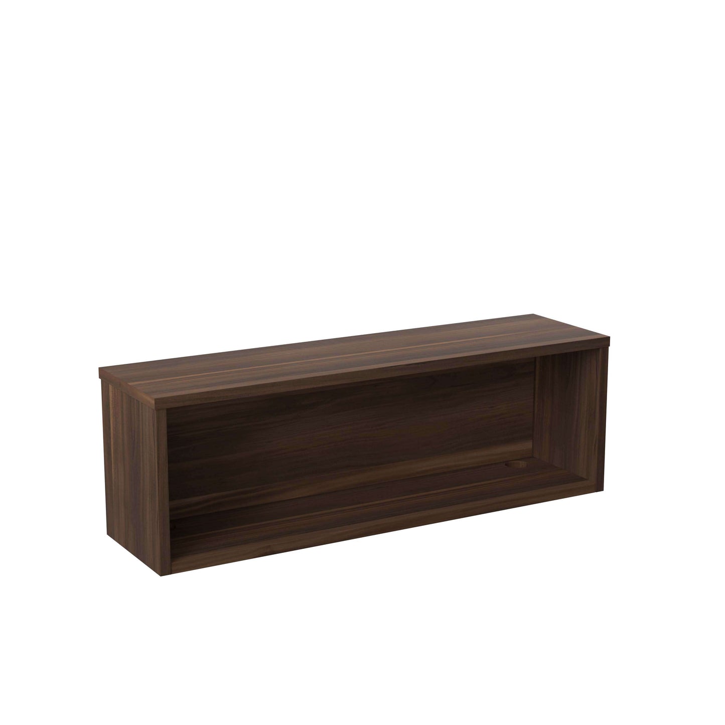 Reception Modular Straight Hutch Unit (FSC) | 1200mm | Dark Walnut