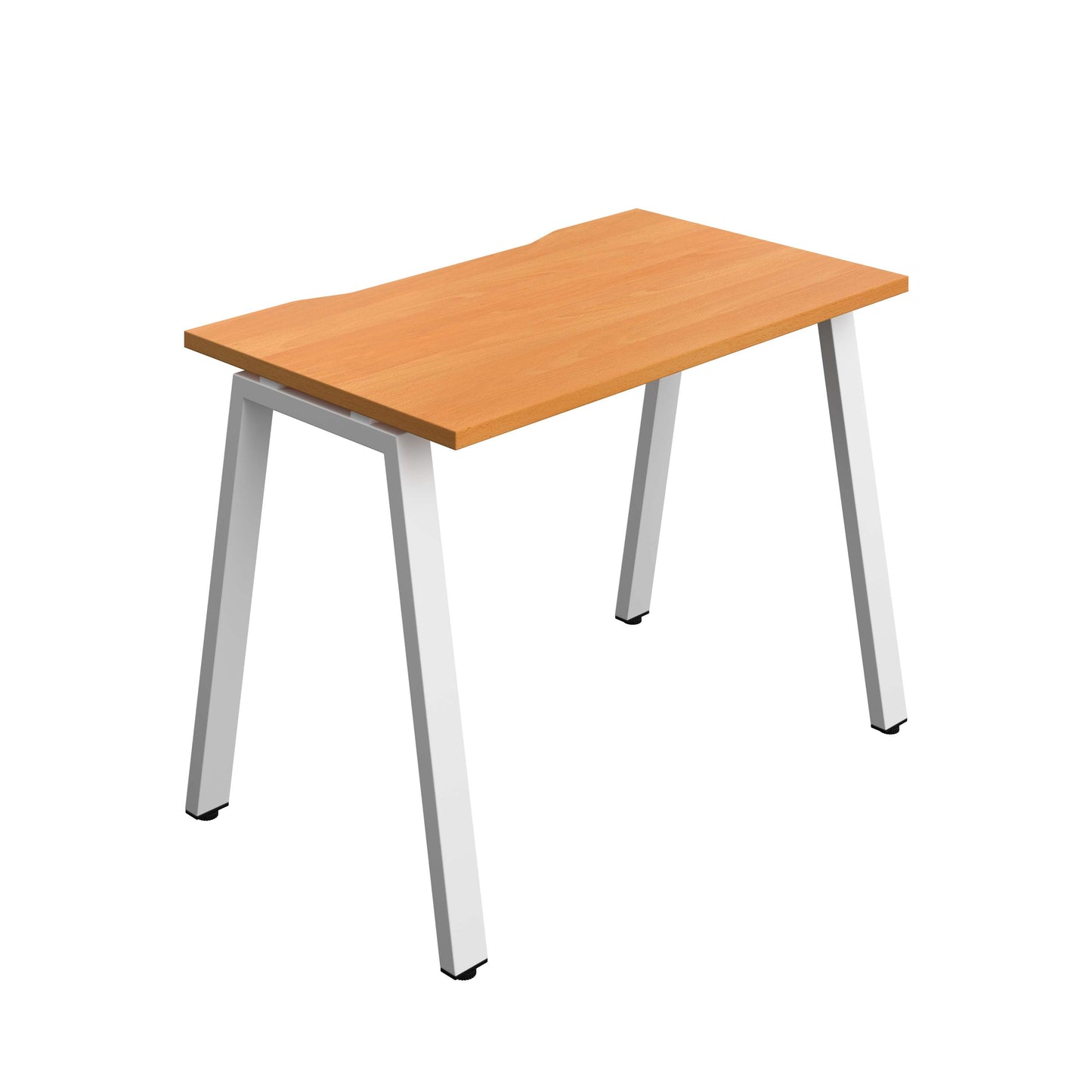 Synergy Bench with Cut Out: 1 Person (FSC) : A-Frame Leg : 1000 | 600 | Beech/White