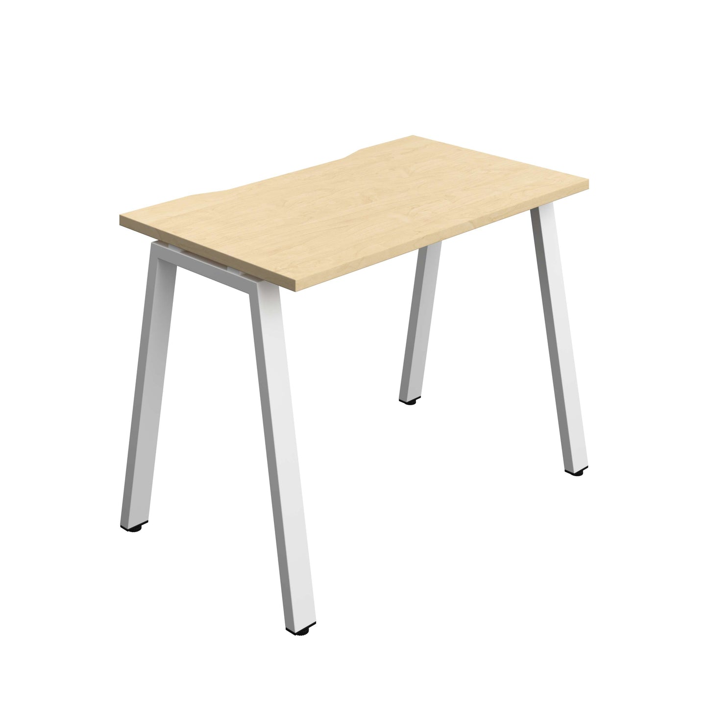 Synergy Bench with Cut Out: 1 Person (FSC) : A-Frame Leg : 1000 | 600 | Maple/White