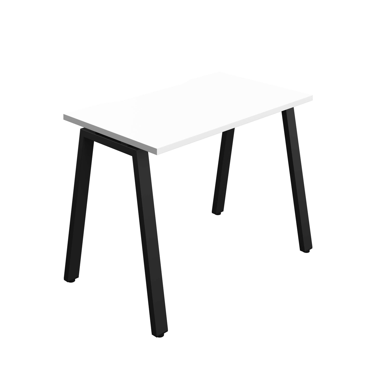 Synergy Bench with Cut Out: 1 Person (FSC) : A-Frame Leg : 1000 | 600 | White/Black