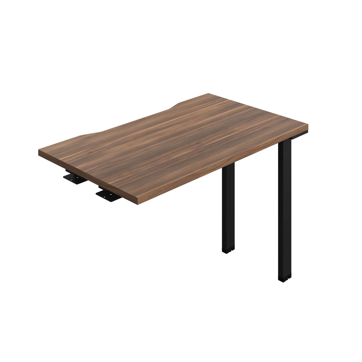 Synergy Bench Extension with Cut Out: 1 Person (FSC) : 1000 | 600 | Dark Walnut/Black