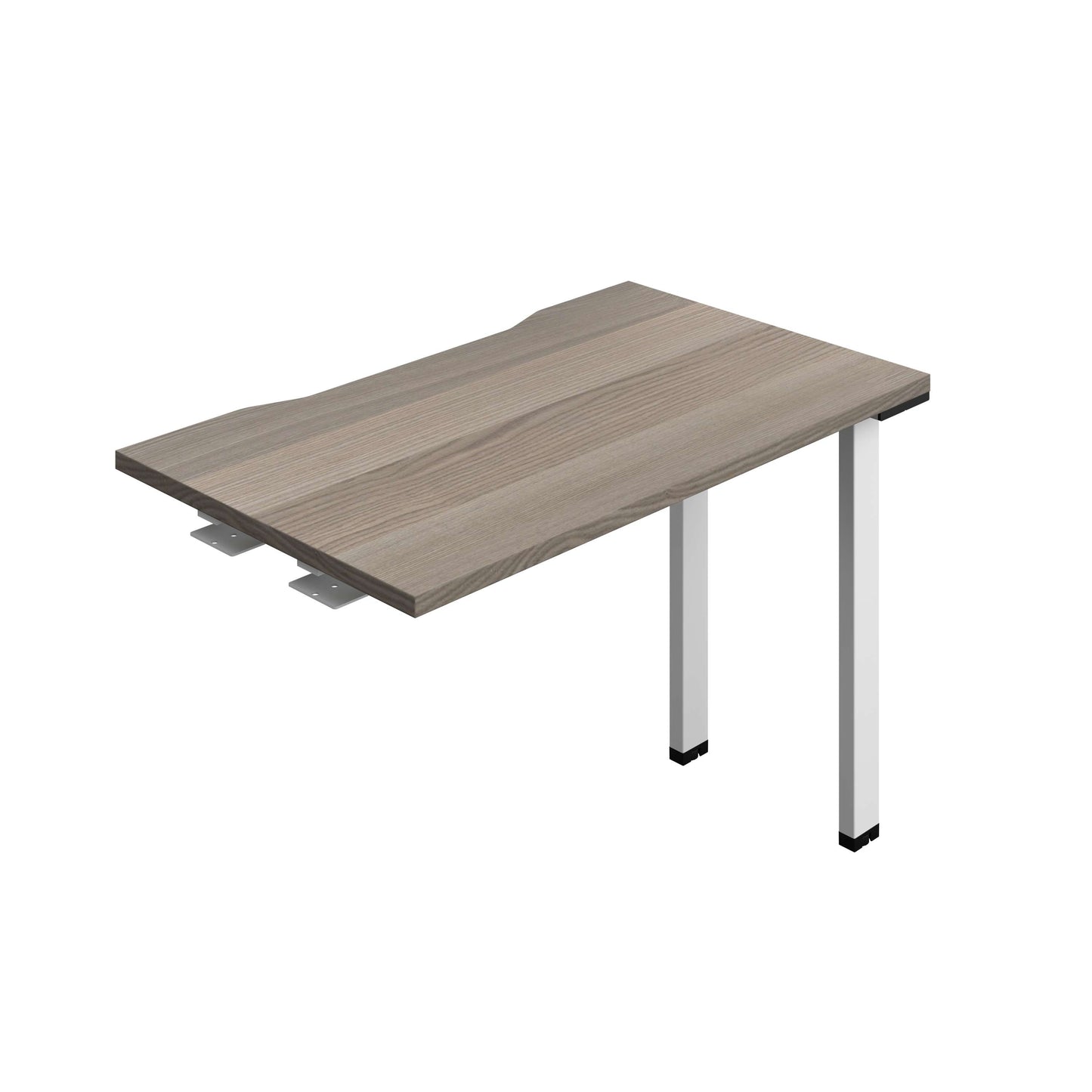 Synergy Bench Extension with Cut Out: 1 Person (FSC) : 1000 | 600 | Grey Oak/White