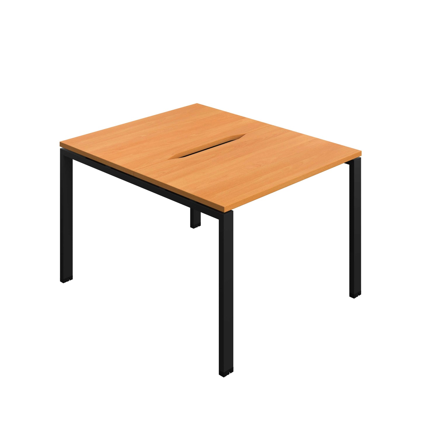 Synergy Bench with Cut Out: 2 Person (FSC) : Goal Post Leg : 1000 | 600 | Unlimited/Black