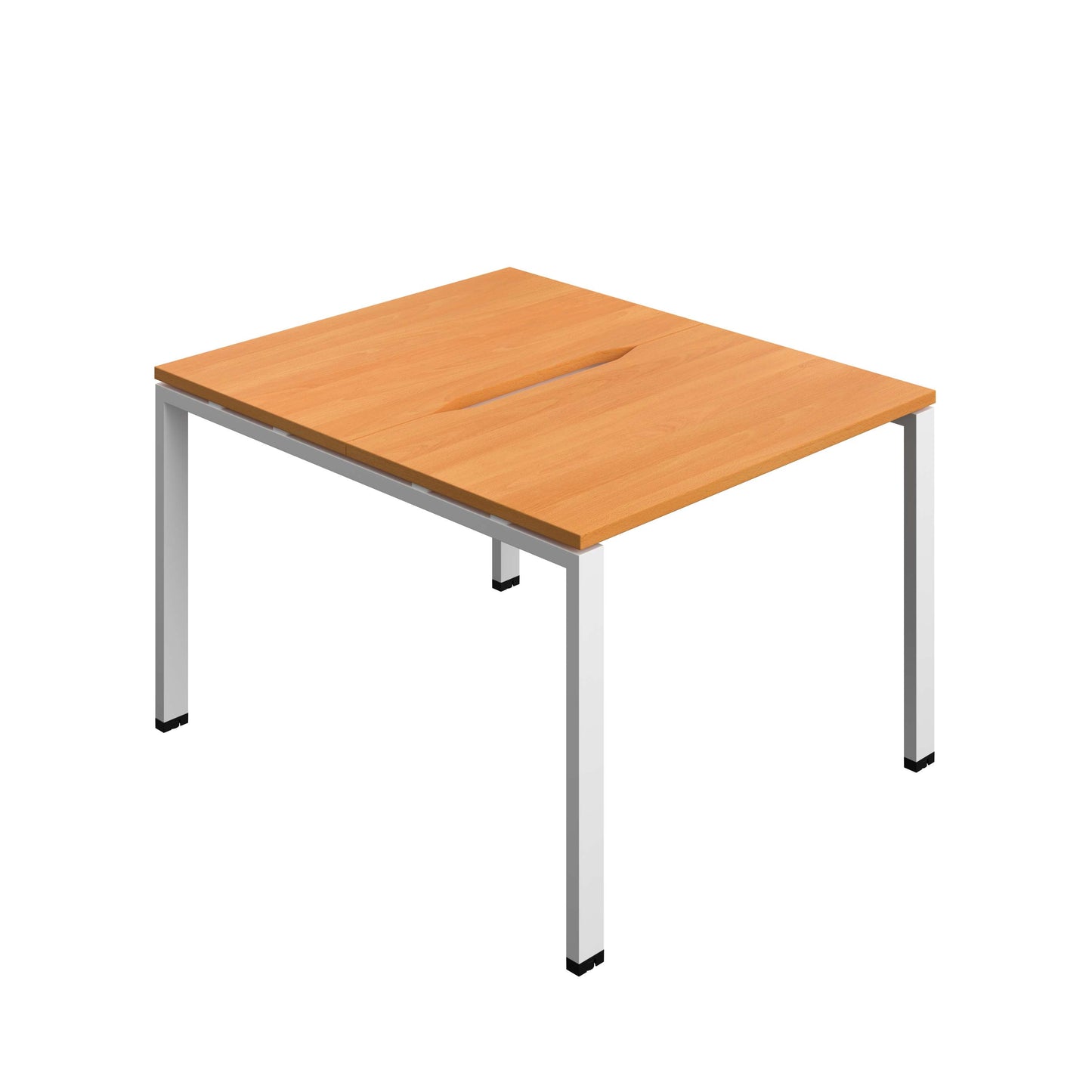 Synergy Bench with Cut Out: 2 Person (FSC) : Goal Post Leg : 1000 | 600 | Unlimited/White