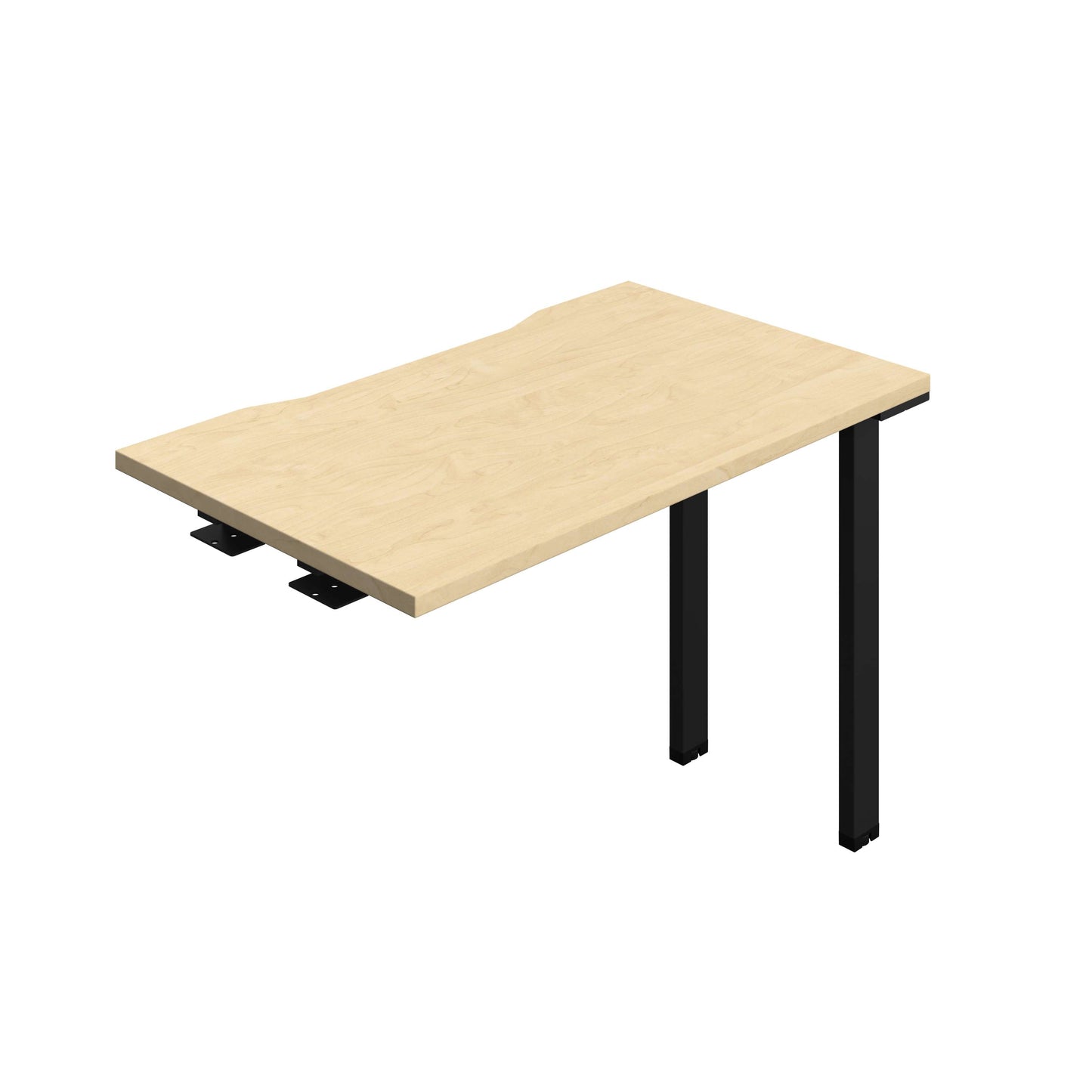 Synergy Bench Extension with Cut Out: 1 Person (FSC) : 1000 | 600 | Maple/Black