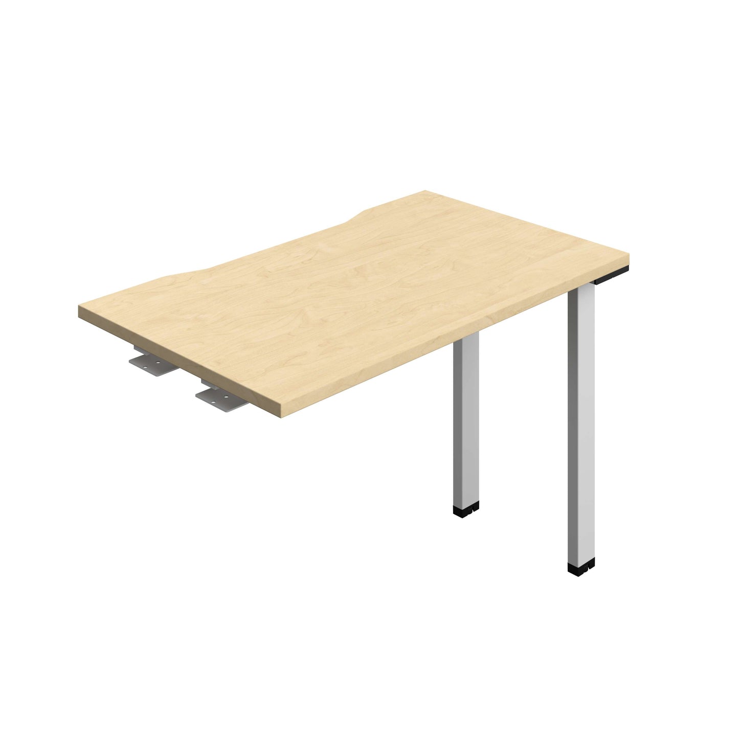 Synergy Bench Extension with Cut Out: 1 Person (FSC) : 1000 | 600 | Maple/Silver