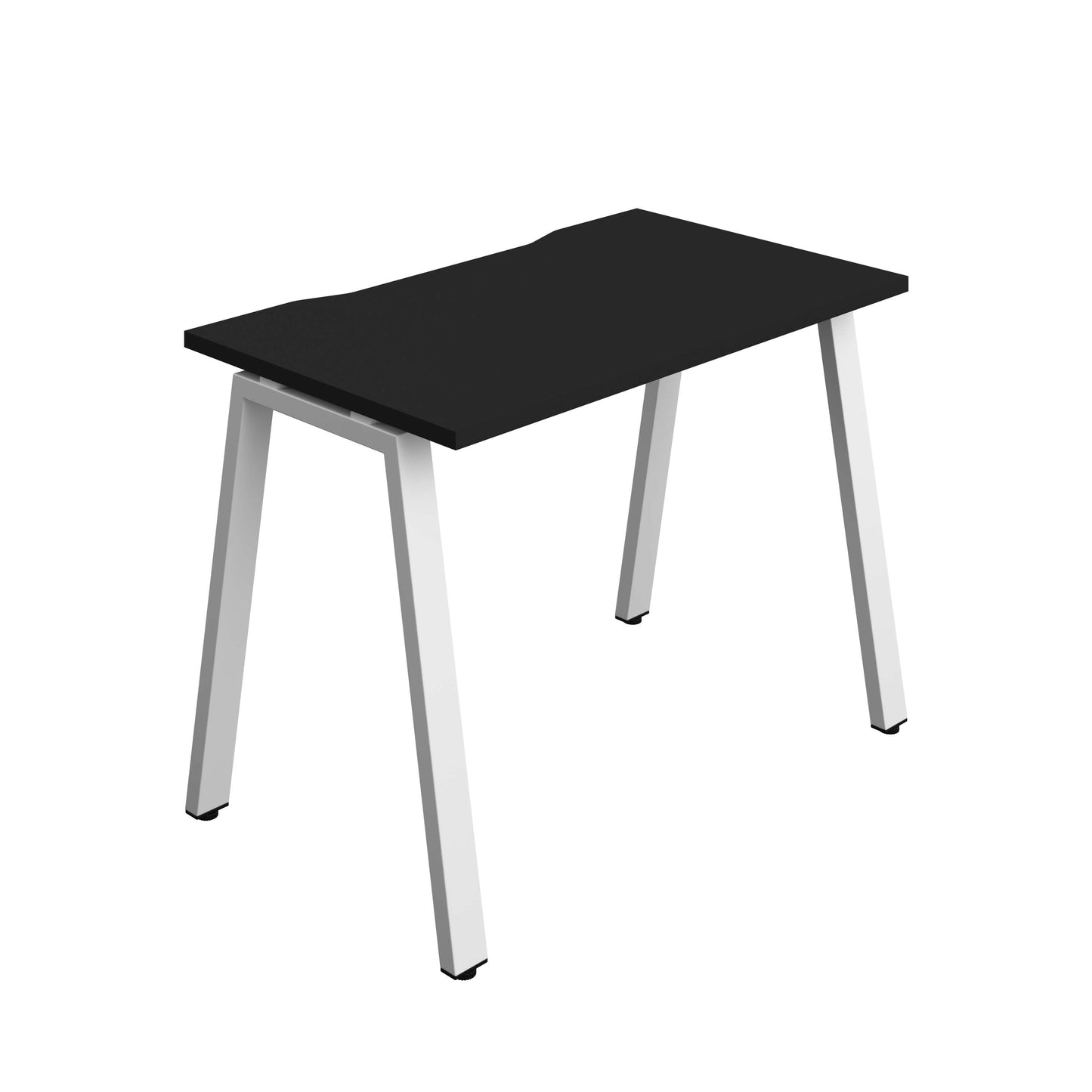 Synergy Bench with Cut Out: 1 Person (FSC) : A-Frame Leg : 1000 | 700 | Black/White