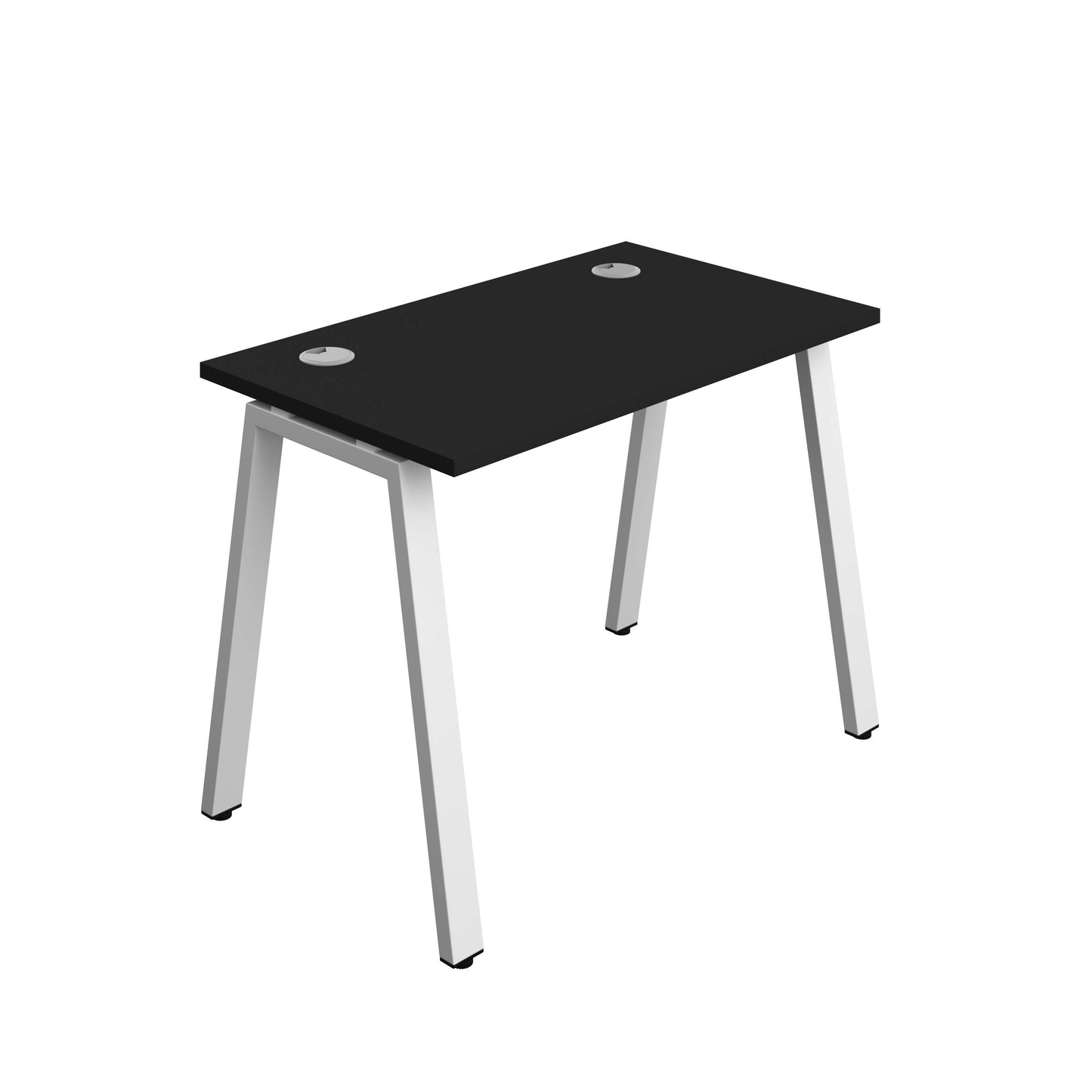 Synergy Bench with Cable Ports: 1 Person (FSC) : A-Frame Leg : 1000 | 700 | Black/White