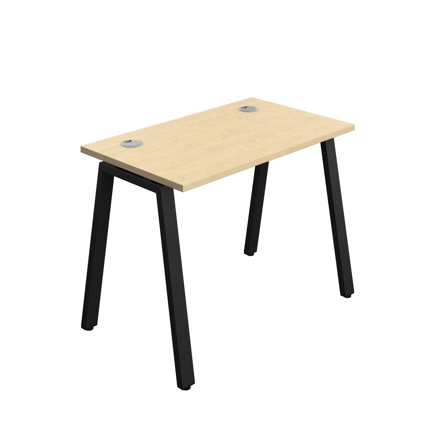 Synergy Bench with Cable Ports: 1 Person (FSC) : A-Frame Leg : 1000 | 700 | Maple/Black